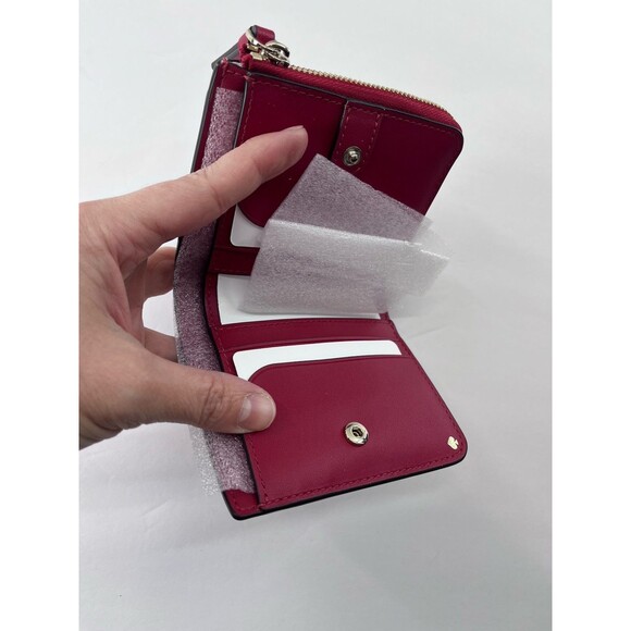 Kate Spade Backed Wallet Zip Bifold Wallet Gift Printed NEW - Picture 4 of 5